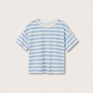 Mango Striped Cotton T-shirt 5/6